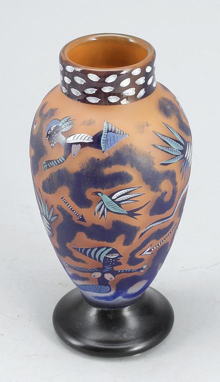 VAS, glas, Ulrica Hydman-Vallien, Kosta Boda, signerad.