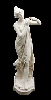 FIGUR, parian, Gustafsberg 1917.