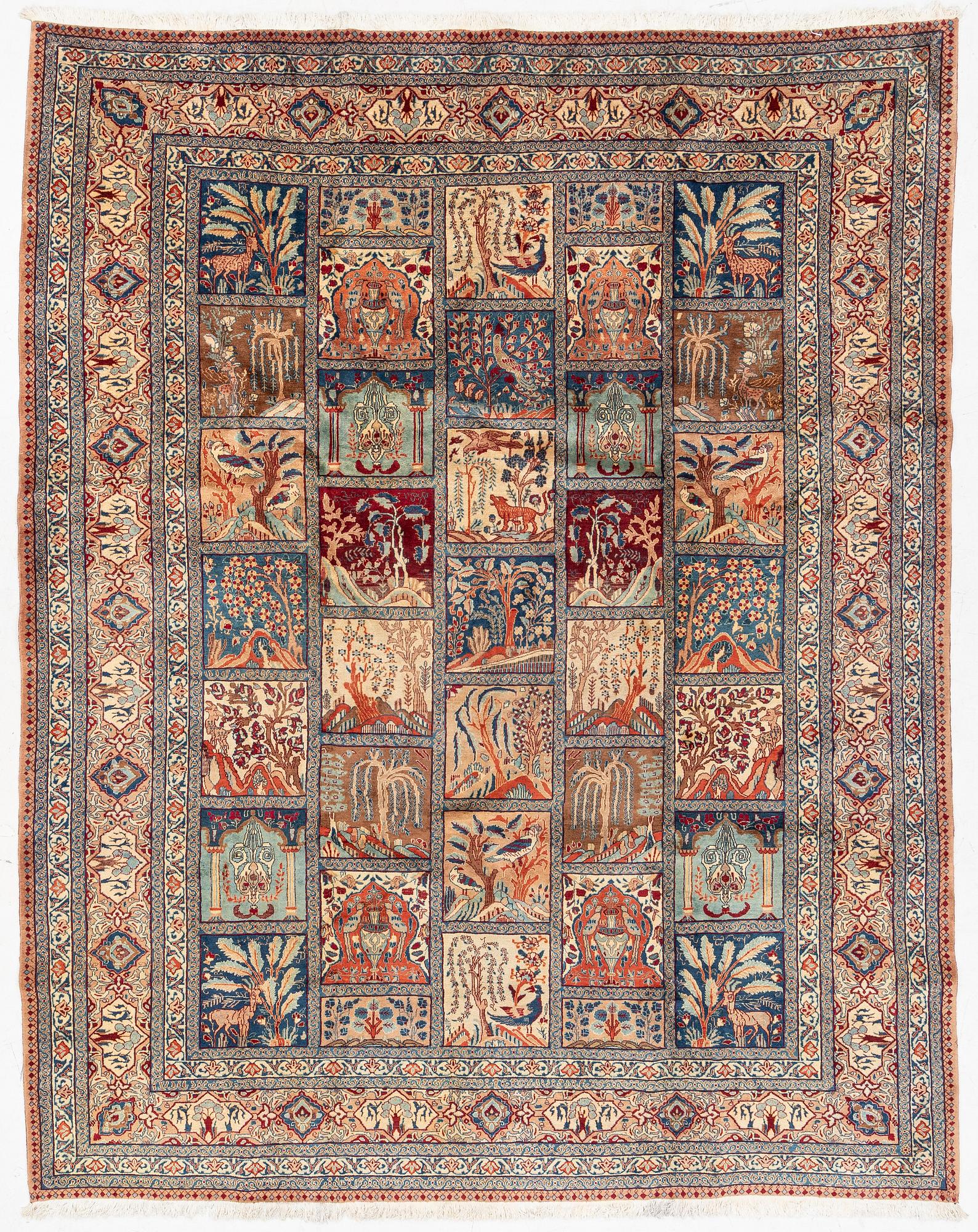 Rug, Kashmar, approx. 372 x 294 cm.