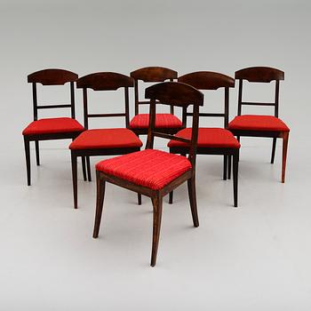 STOLAR, 6 st, Karl Johan, 1800-talets mitt.