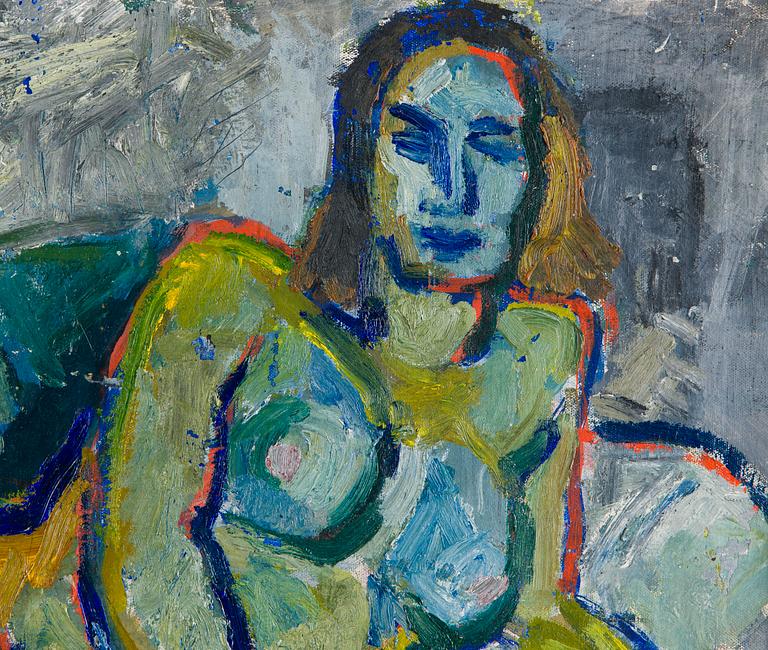 Reidar Särestöniemi, Reclining nude.