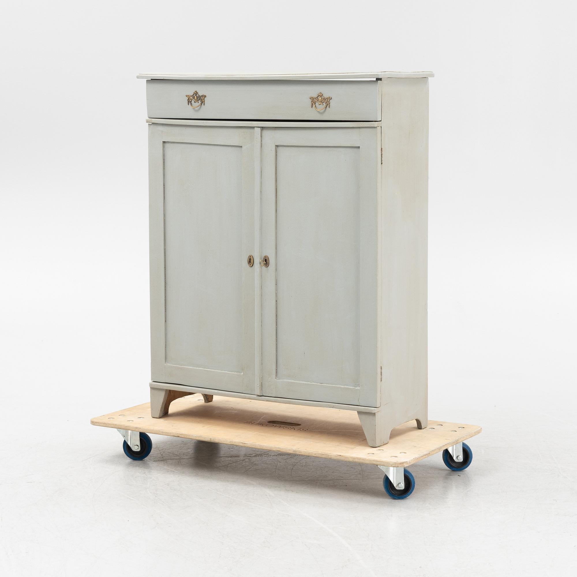 A painted sideboard, late 20th Century.
