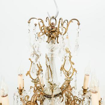 A late 19th century Neo Rococo chandelier.