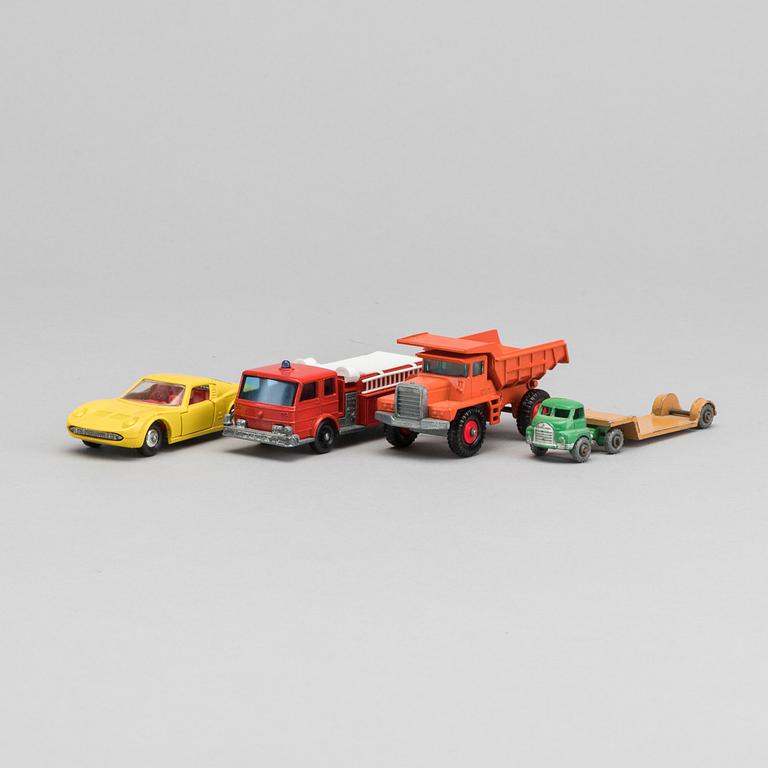 LESNEY MATCHBOX SERIES FOUR CARS.