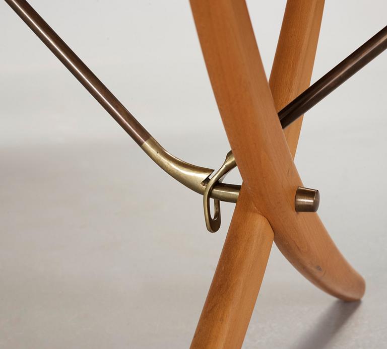 Hans J. Wegner, a teak and beech dining table by Andreas Tuck, Denmark 1950-60's.