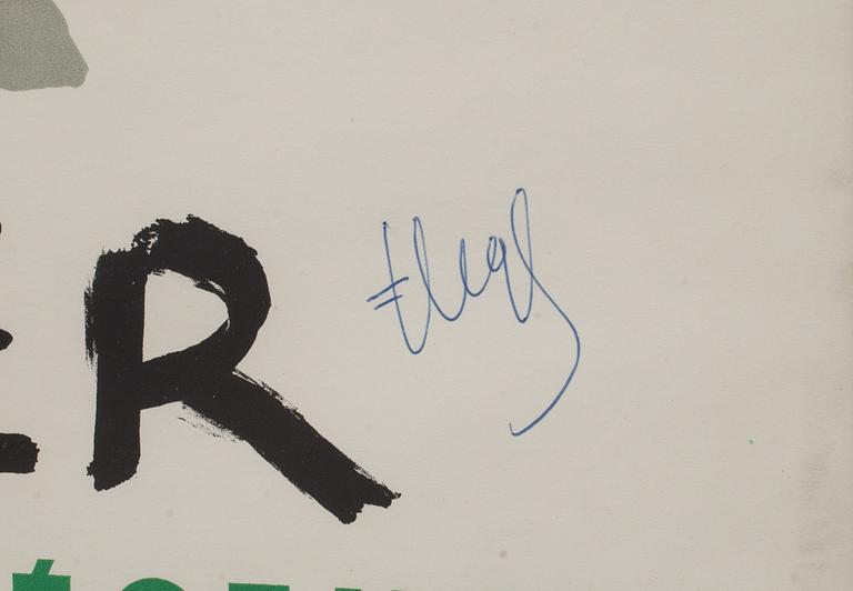 FERNAND LÉGER, efter, affisch, signerad.