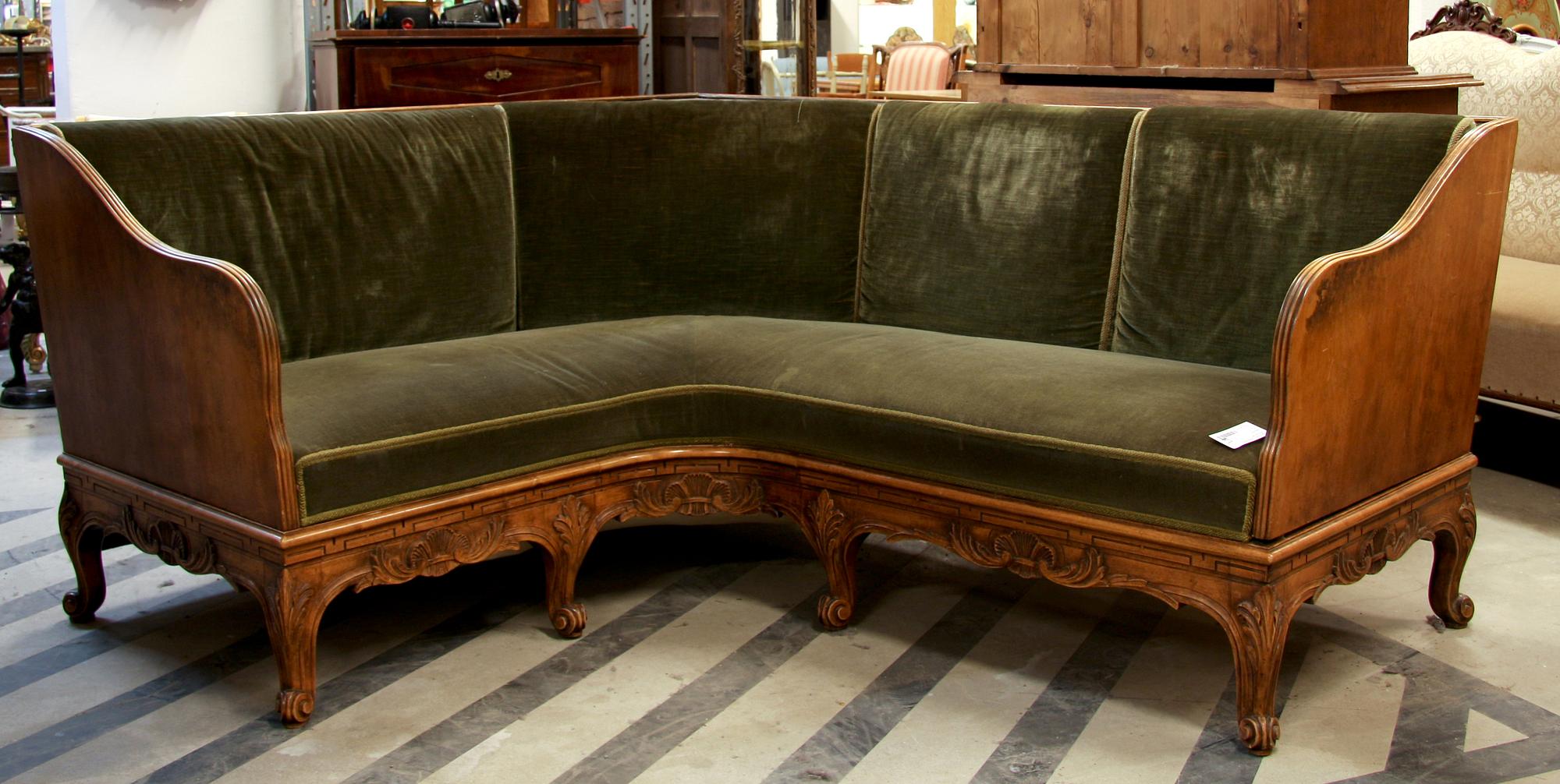 SOFFA, chippendalestil, 1900-talets första hälft.