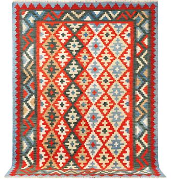 A Kilim rug, c 202 x 150 cm.