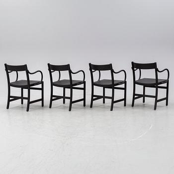 Chris Martin,  4 Waiter XL Armchair - Black Stained Beech.