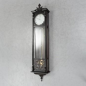 Wall clock, late 19th-century.