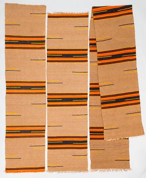 Three 1930's Finnish flat weave runners.