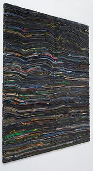 Matthias van Arkel, "Stripe Painting Black".