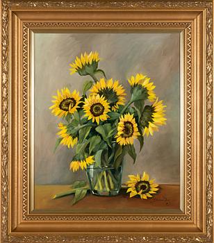 Johanna Oras, oil on canvas, signed.