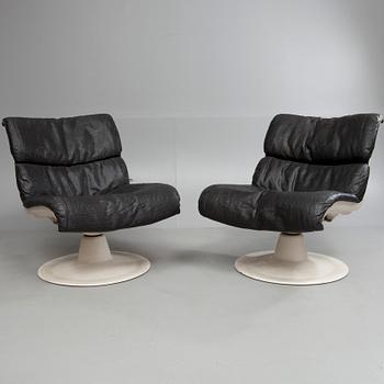FÅTÖLJER, ett par, Yrjö Kukkapuro, Haimi, 1960-70-tal.