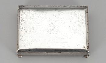 CIGARRETUI, silver, Kultakeskus, Tavastehus 1935. Vikt 594 g.