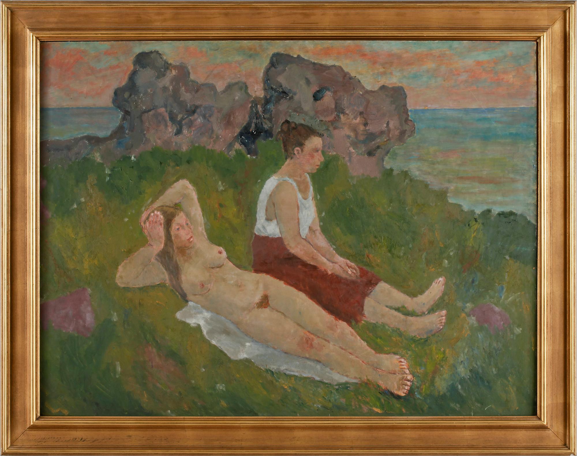 BIRGER LJUNGQUIST, tillskriven, olja på pannå.