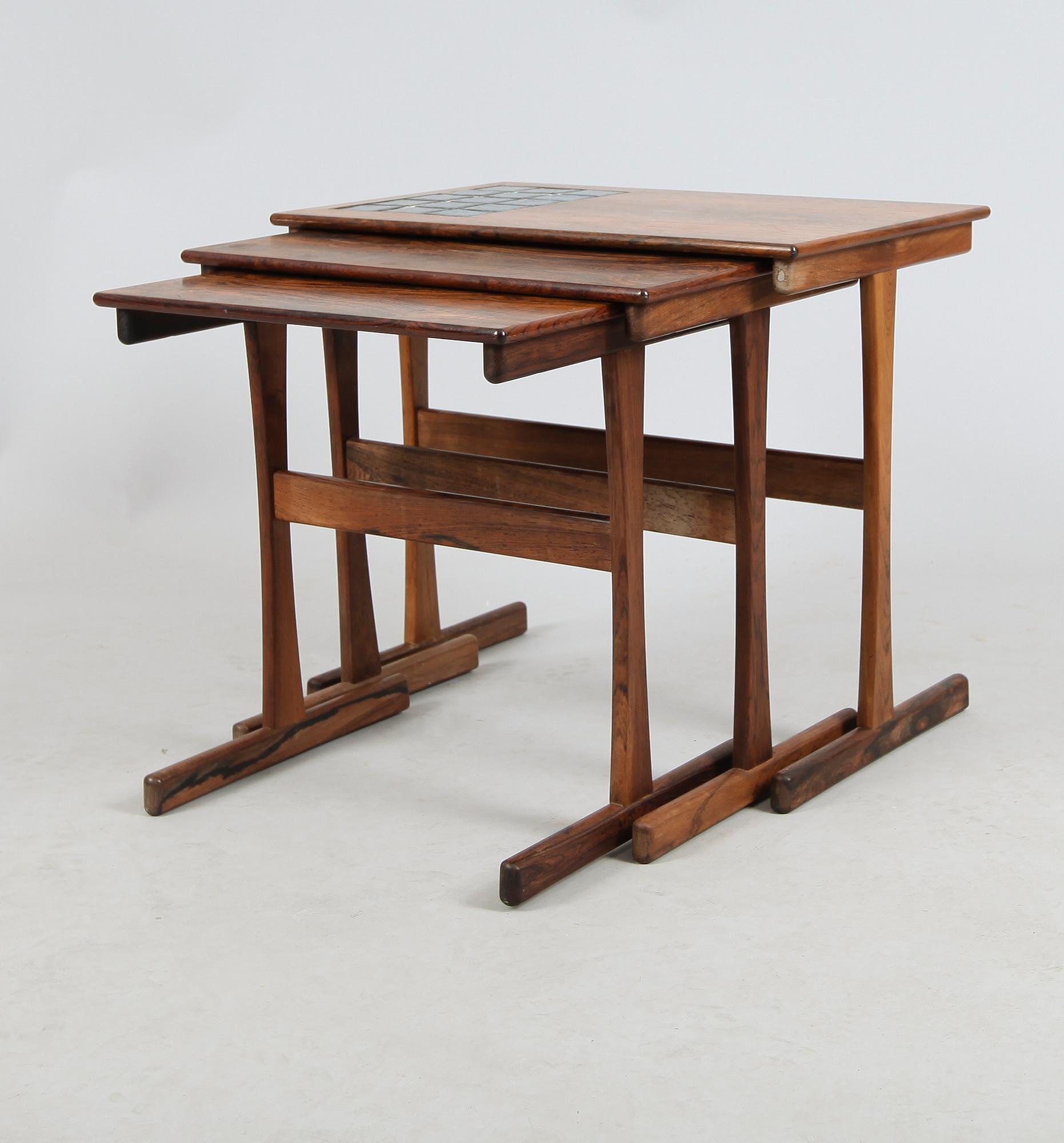 SATSBORD, 3 delar, 1960-/70-tal.