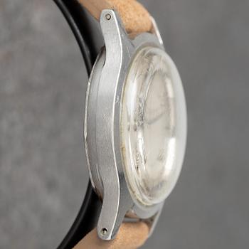 Patek Philippe & Co, "565 Steel", "Sector Dial", ca 1943.