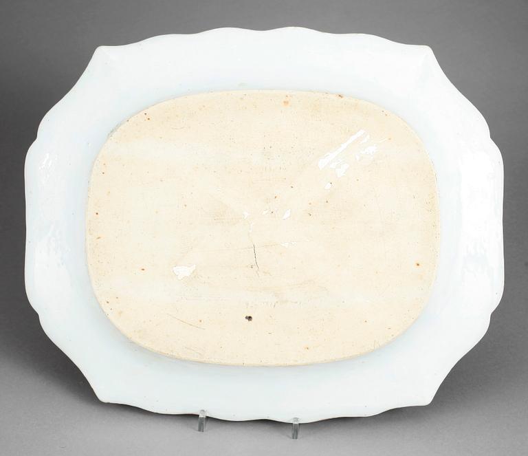 STEKFAT, porslin, Kina, 1700-tal.