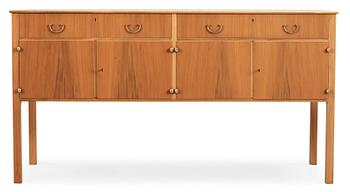 533. A Josef Frank walnut sideboard with a burrwood top, Svenskt Tenn.