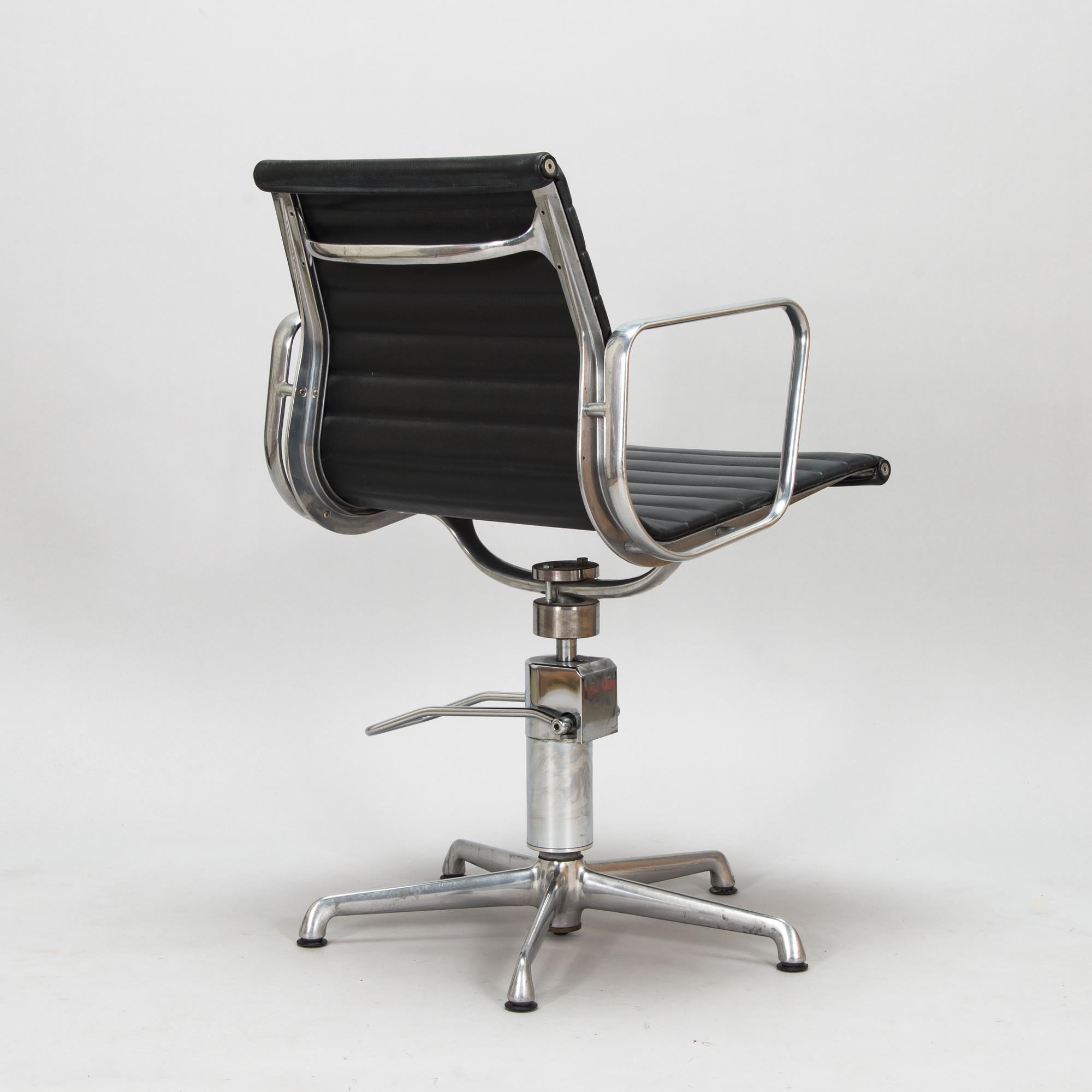 Charles and Ray Eames, armchair, EA 118 for ICF, converted into a hairdressing chair 2000s.