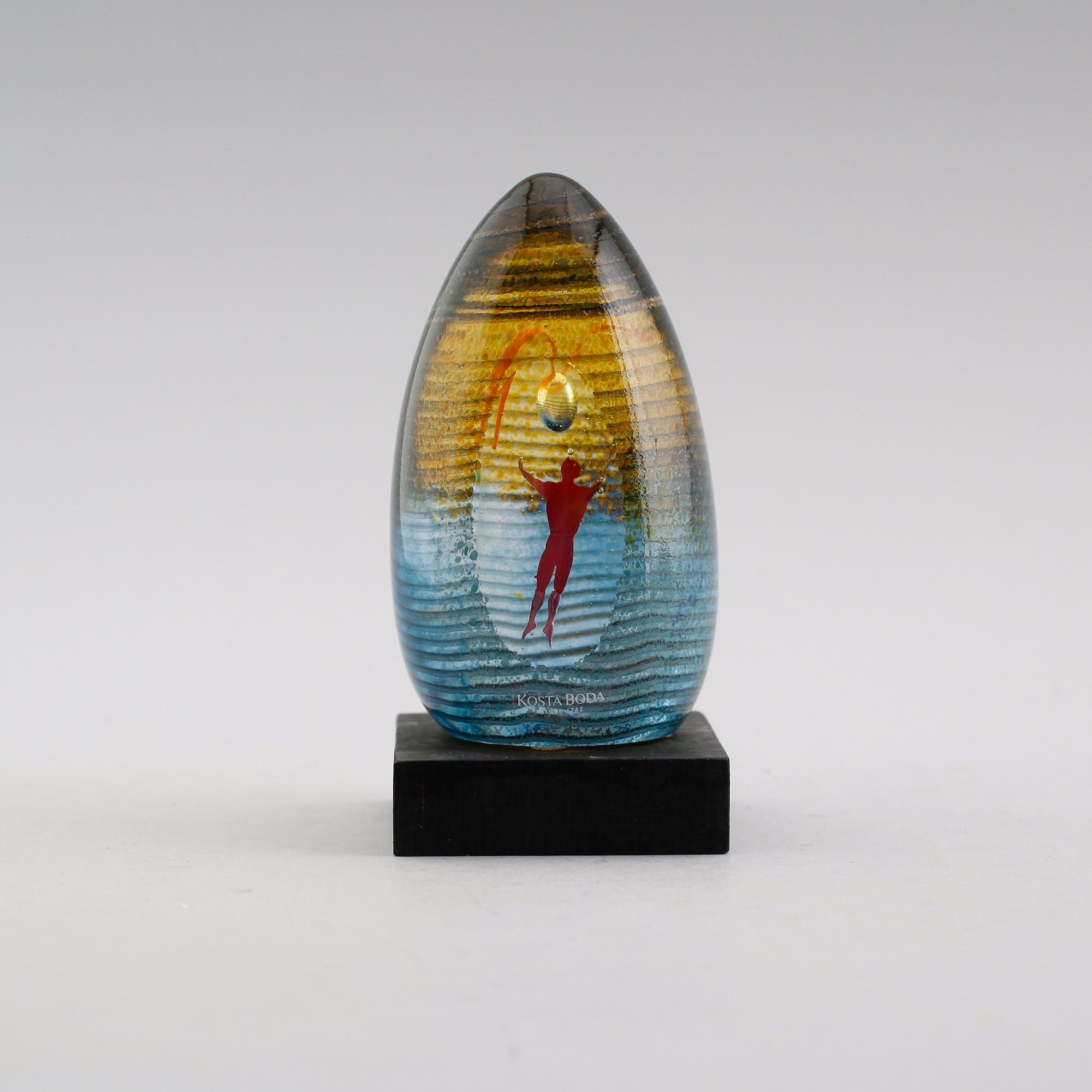 BERTIL VALLIEN, skulptur, glas, Bertil Vallien, Kosta Boda.