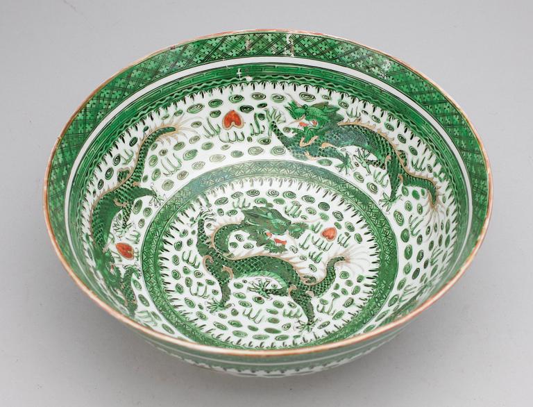 SKÅL, porslin. Kina, Sen Qing dynasti ca 1900.