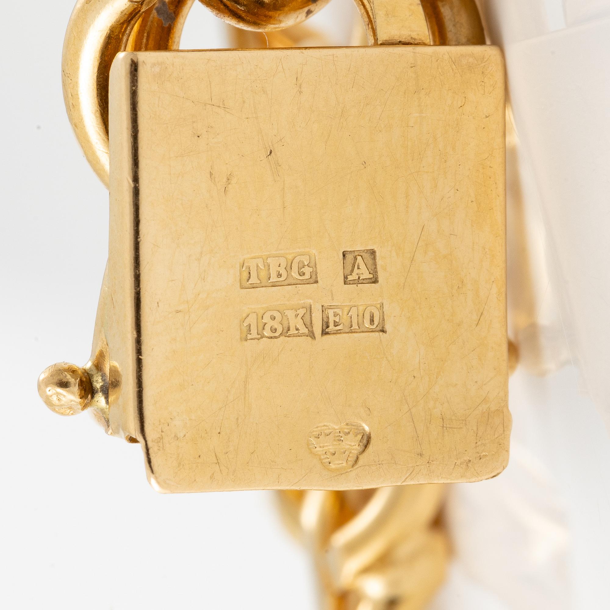Armband 18K guld, bismarck.