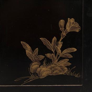 Vikskärm, 6 delar, Kina 1900-talets första hälft.