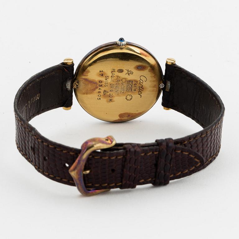 CARTIER, wristwatch 30 mm.
