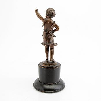 Franz Iffland, a sogned and dated 1890 bronze sculpture.