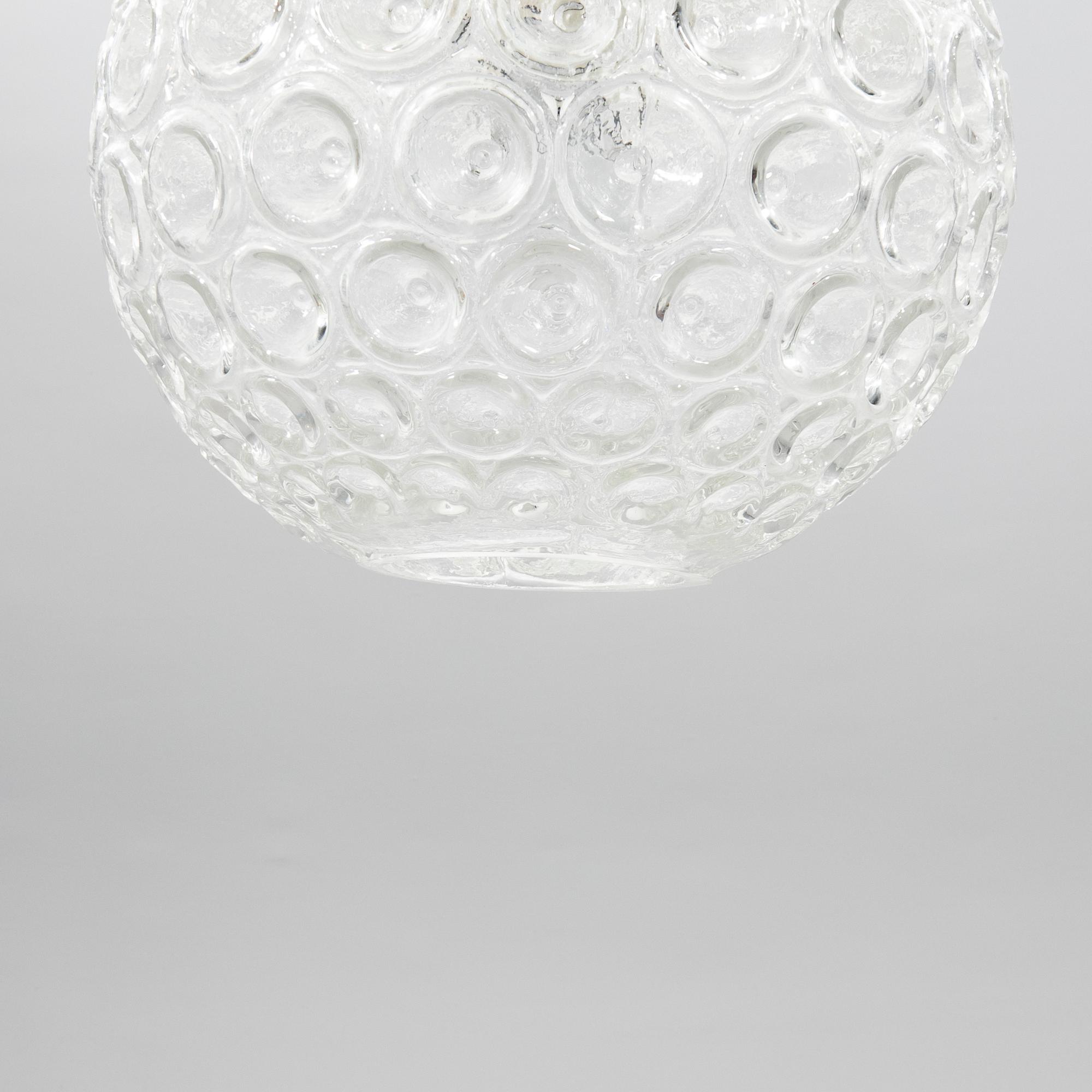 Ceiling lamp from the second half of the 20th century.