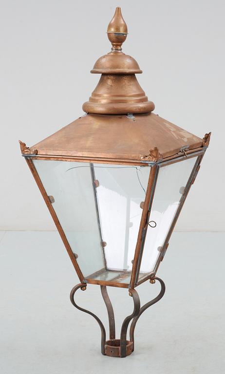 LYKTHUS, koppar, 1800/1900-tal.