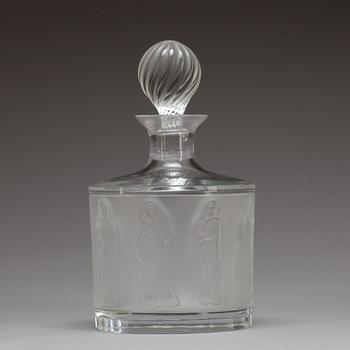 KARAFF, glas. Lalique. Frankrike. 1900-talets slut.