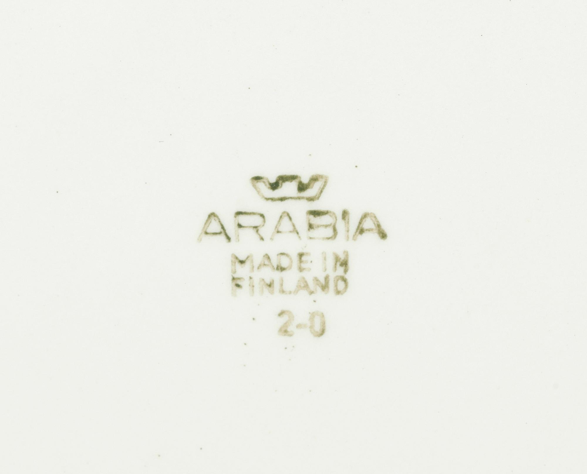 TEKOPP, porslin, Birger Kaipainen, Arabia, Finland, 1900-talets mitt.