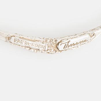 Theresia Hvorslev, neck ring, collar, silver.