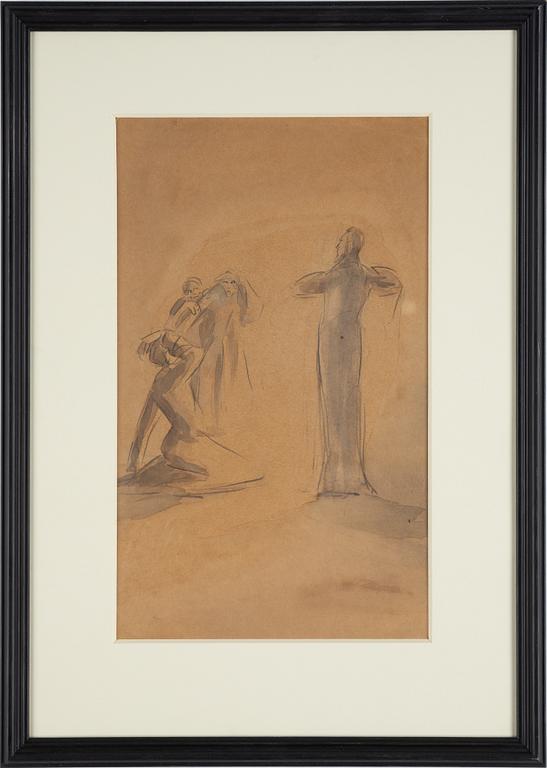 Harriet Löwenhjelm, watercolour.