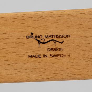 Bruno Mathsson, a pair of 'Eva' armchairs, Bruno Mathsson International, Värnamo, Sweden 2004.