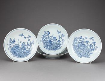 FAT, 4 st, porslin, Kina 1800-tal.