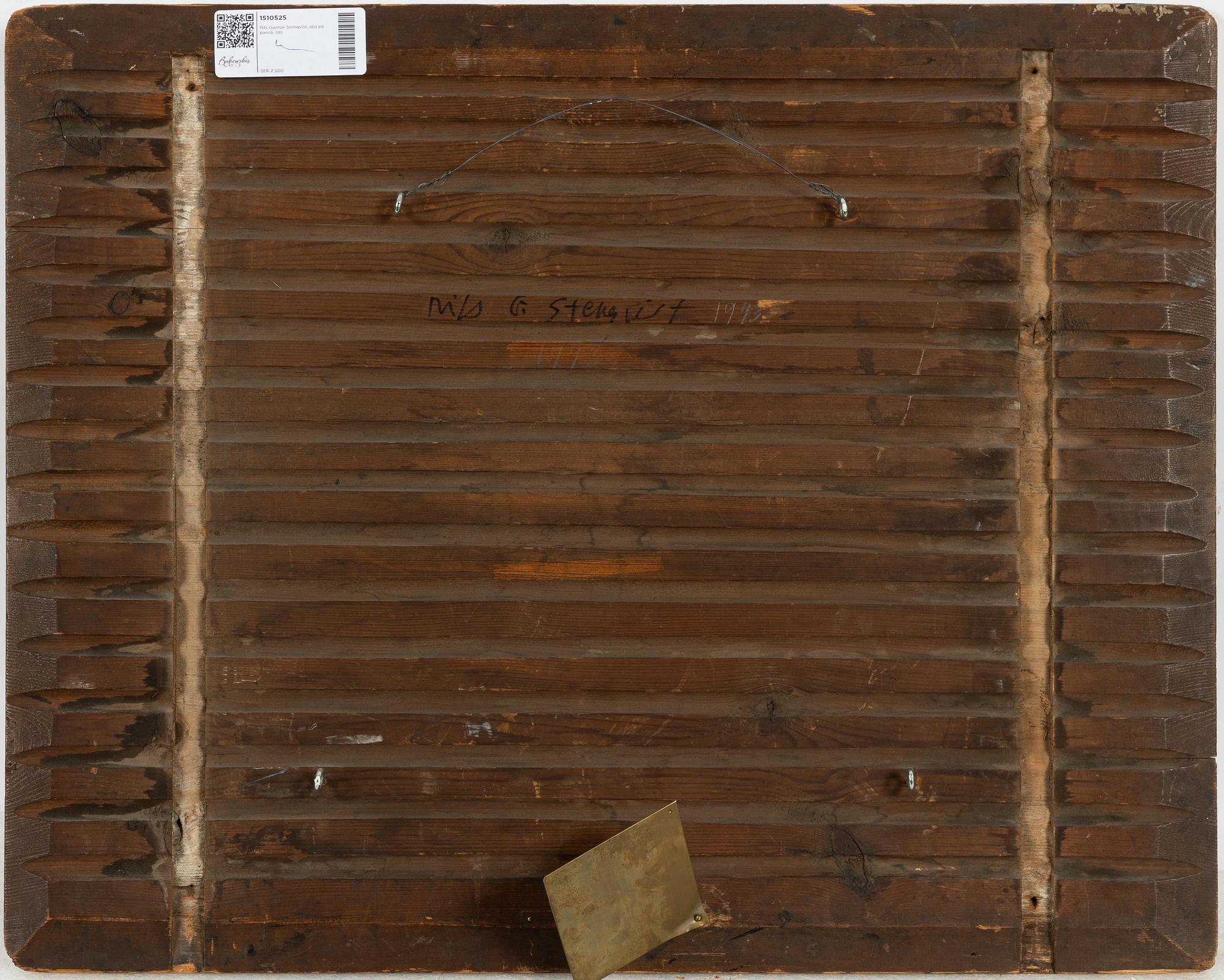 Nils Gunnar Stenqvist, Untitled.