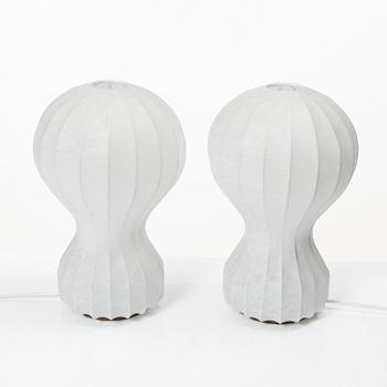 Achille & Pier Giacomo Castiglioni, A pair of "Gatto" table lamps, FLOS, Italy.