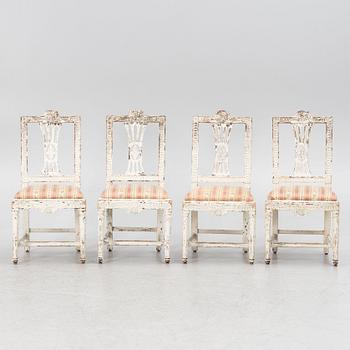 Stolar, 4 st, Lindome, 1700-talets slut, Sengustavianska.