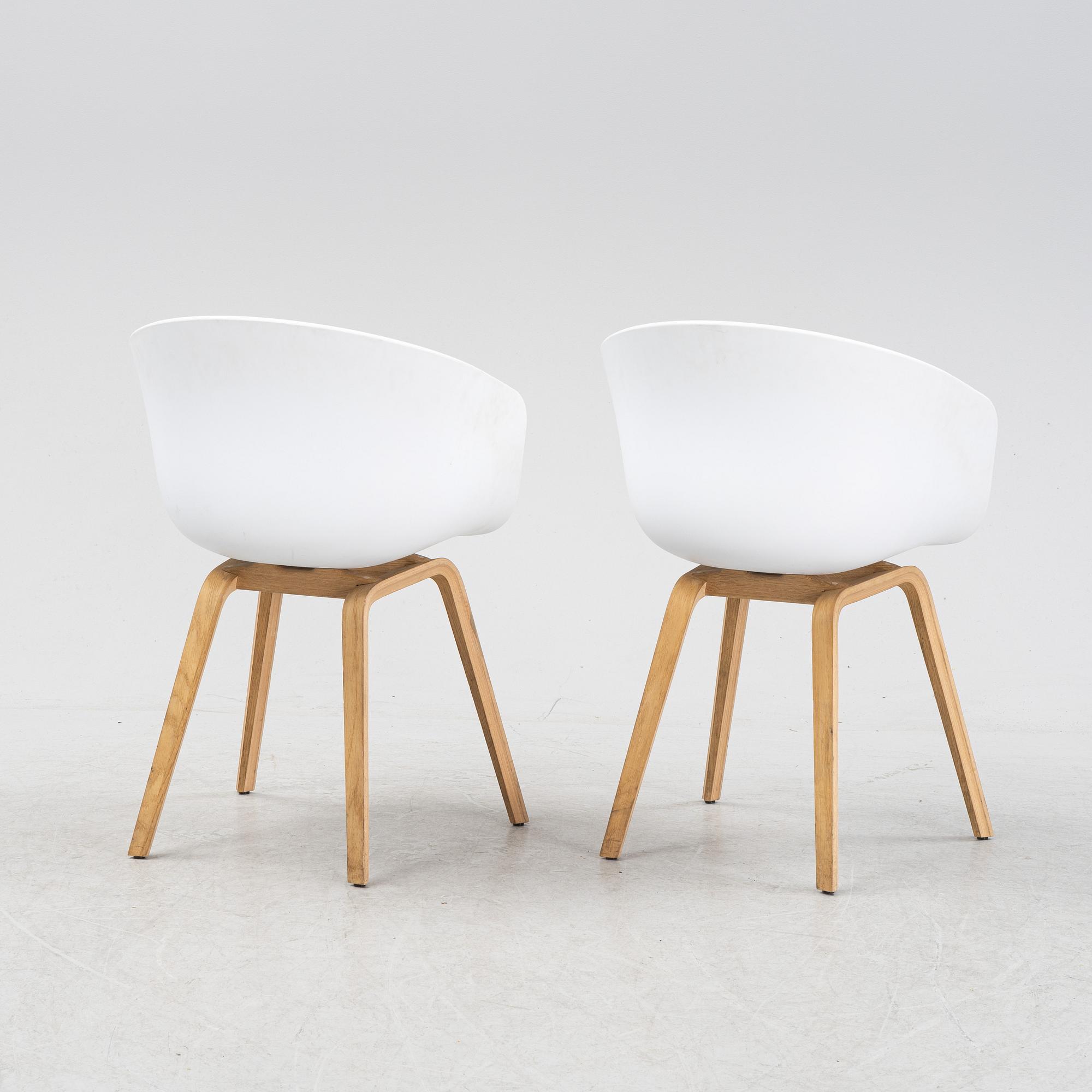 Hee Welling, stolar, ett par, "About A Chair 20", Hay, Danmark, 2000-tal.