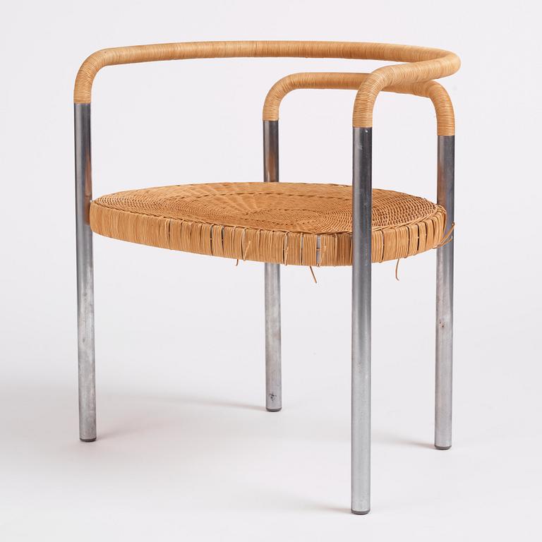 Poul Kjaerholm, karmstol "PK-12", edition E Kold Christensen, Danmark tidigt 1960-tal.