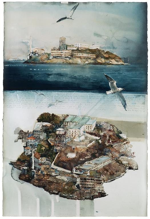 Lars Lerin, "Alcatraz".