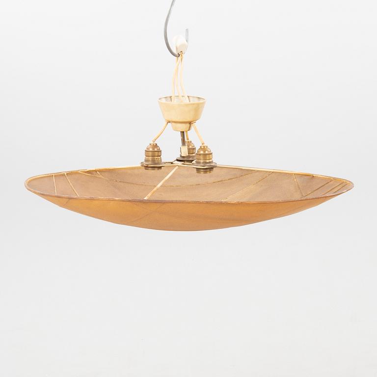 Hans Bergström, ceiling lamp, model "C-1143", Atelier Lyktan, Åhus 1940s-50s.