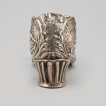 SKO, silver, rokokostil, 1800-talets slut/1900-talets början, 207g.