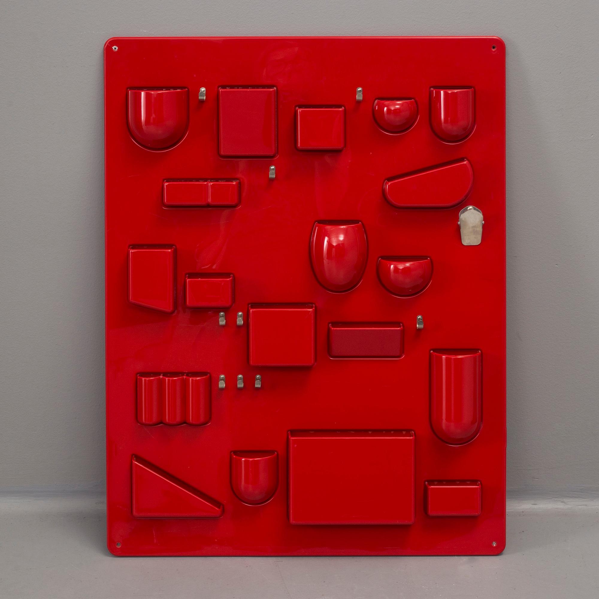 DOROTHEE MAURER-BECKER, väggförvaring, plast, "UtenSilo", formgiven 1969.