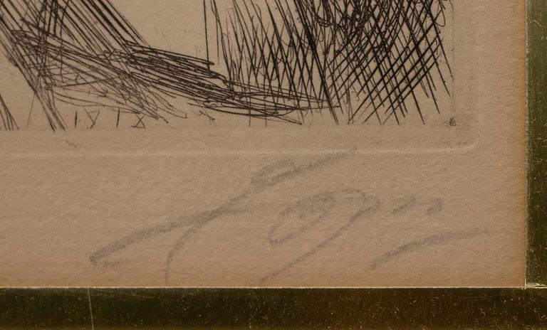 ANDERS ZORN, etsning, sign.