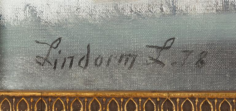 Lindorm Liljefors, "Räv med gräsand, Åland".